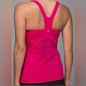 Lululemon Pink Cross Back Tank Top | 2